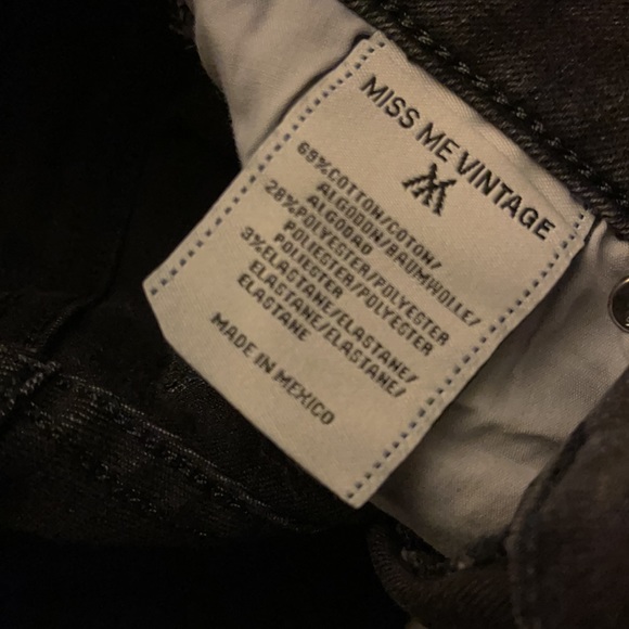 Miss Me 💋 Vintage style Moto Skinny Jeans 🔥 NWT sz 24 ❤️‍🔥 GORGEOUS DETAILS - Picture 15 of 16